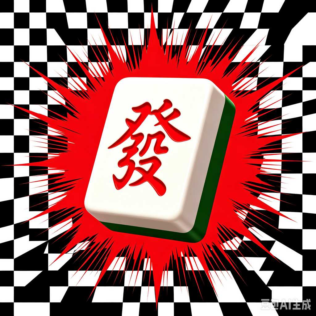 saturated color mahjong set print