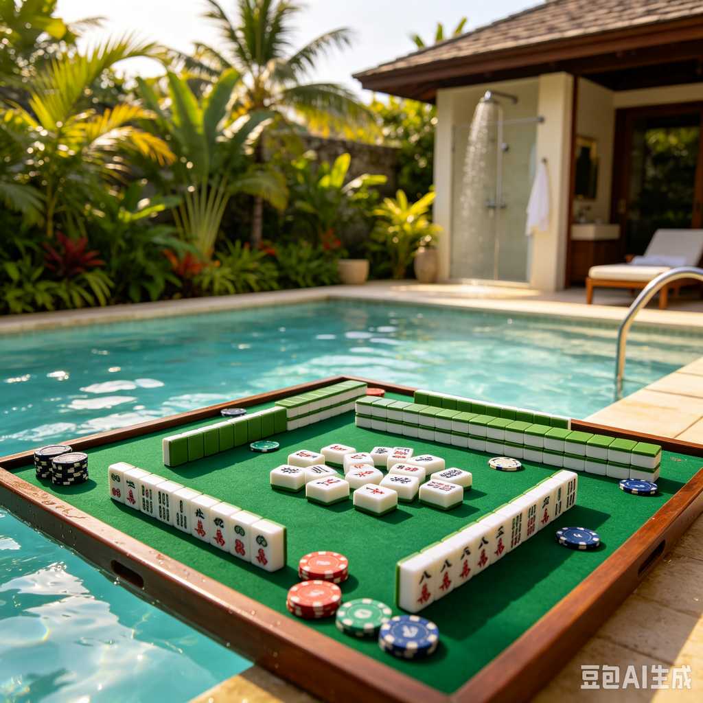 compact mahjong set with case